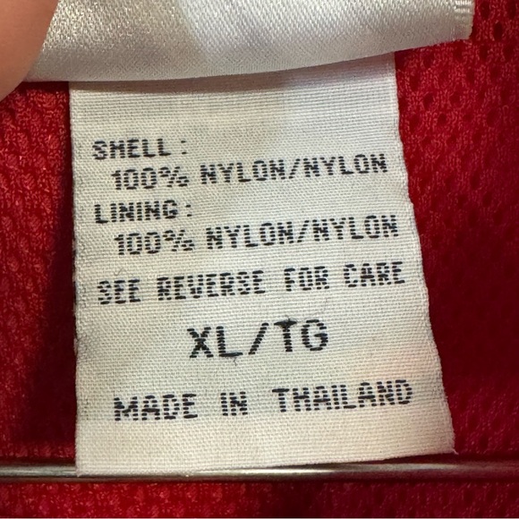 Apex One Red Ohio State Buckeyes Zip Up and Button Windbreaker Jacket XL - Picture 5 of 7